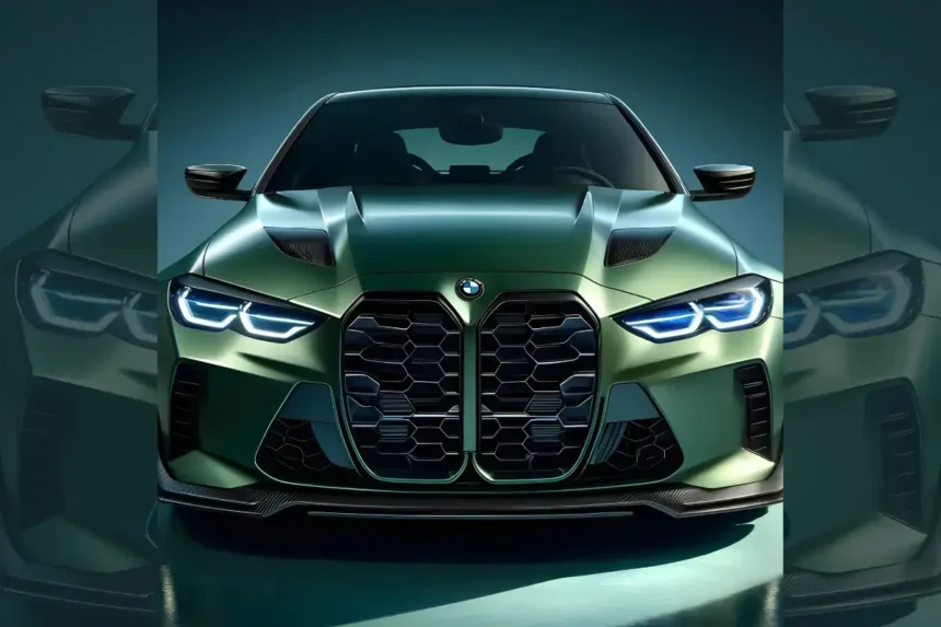 2025 BMW M3 Sedan Front Profile AI Generated